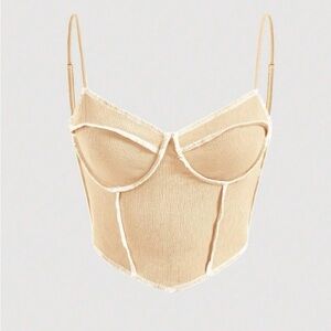 NWT SHEIN Solid Bustier Cami Top